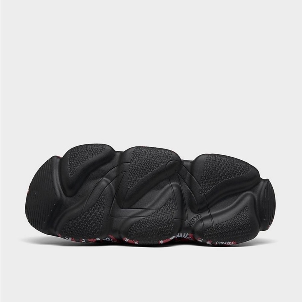 Champion Clog Shoes Mens 10 Super Meloso Smile Jersey Lined Closed Toe Black Red - Picture 6 of 6